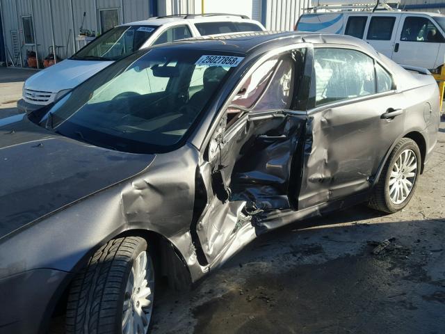 3FAHP0HA1CR236548 - 2012 FORD FUSION SE GRAY photo 9