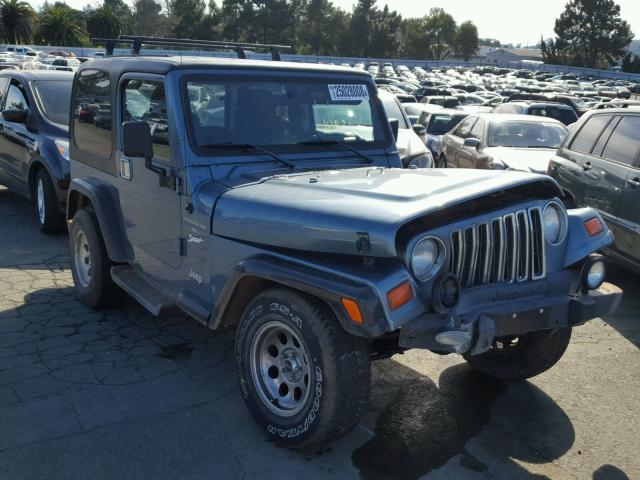 1J4FY19S0WP773817 - 1998 JEEP WRANGLER / BLUE photo 1