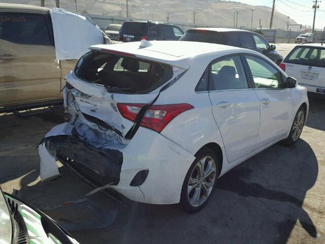 KMHD35LE1DU151789 - 2013 HYUNDAI ELANTRA GT WHITE photo 4