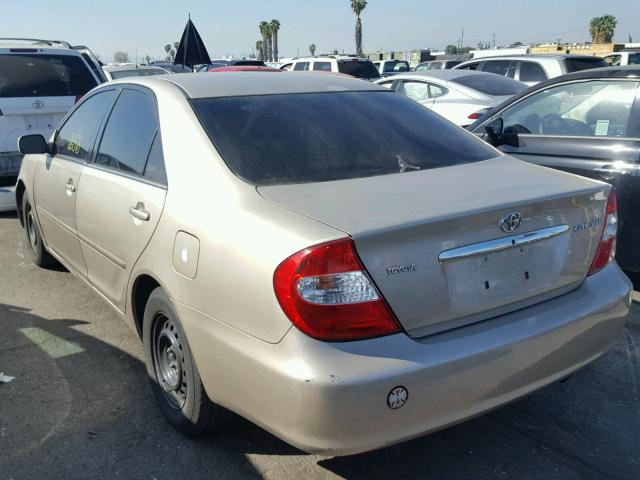 4T1BE32K04U869217 - 2004 TOYOTA CAMRY LE BEIGE photo 3