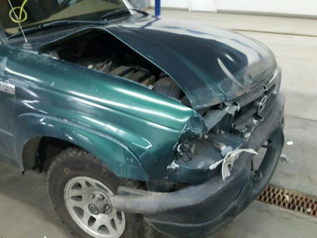 4F4YR16U31TM20786 - 2001 MAZDA B3000 CAB GREEN photo 9