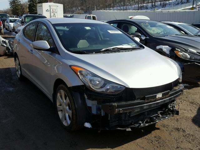 KMHDH4AE6CU277689 - 2012 HYUNDAI ELANTRA GL SILVER photo 1