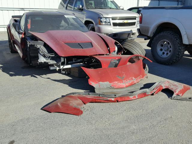 1G1YU2D60F5607988 - 2015 CHEVROLET CORVETTE S RED photo 1