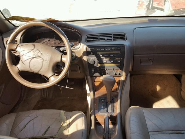 JT8BF12G1T0176677 - 1996 LEXUS ES 300 TAN photo 9