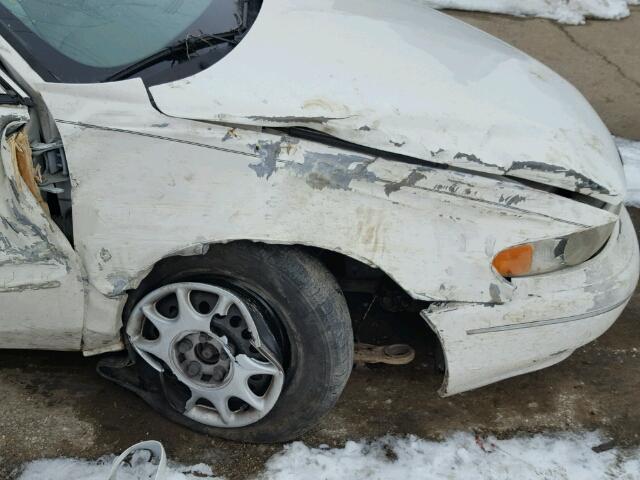 2G4WS52J711331909 - 2001 BUICK CENTURY CU WHITE photo 9