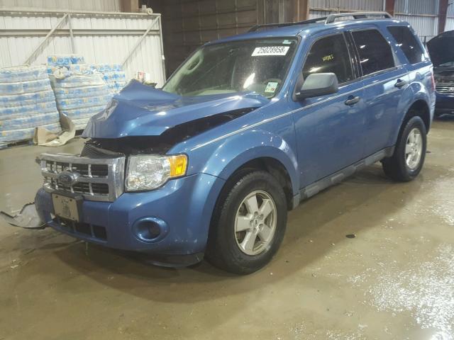 1FMCU02739KA56216 - 2009 FORD ESCAPE XLS BLUE photo 2