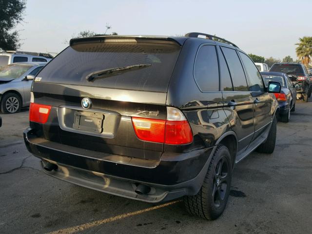 5UXFA53553LV88426 - 2003 BMW X5 3.0I BLACK photo 4