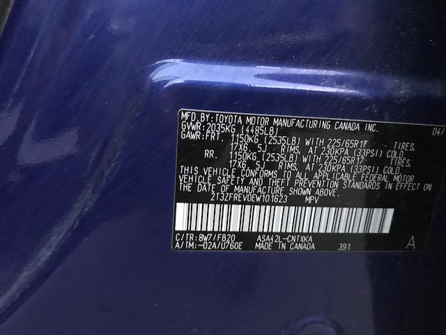 2T3ZFREV0EW101623 - 2014 TOYOTA RAV4 LE BLUE photo 10