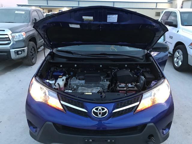 2T3ZFREV0EW101623 - 2014 TOYOTA RAV4 LE BLUE photo 7