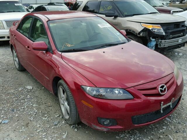 1YVHP80D665M07259 - 2006 MAZDA 6 S RED photo 1