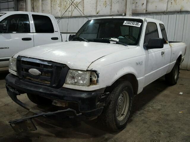 1FTYR14D66PA72901 - 2006 FORD RANGER SUP WHITE photo 2