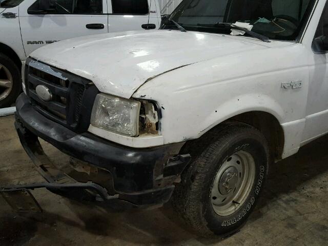 1FTYR14D66PA72901 - 2006 FORD RANGER SUP WHITE photo 9
