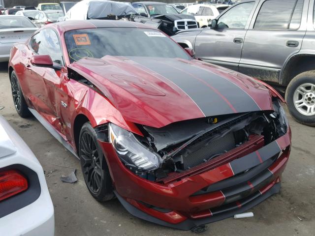 1FA6P8CF9H5308891 - 2017 FORD MUSTANG GT RED photo 1