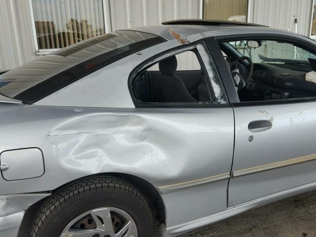 1G2JB124117287978 - 2001 PONTIAC SUNFIRE SE SILVER photo 9