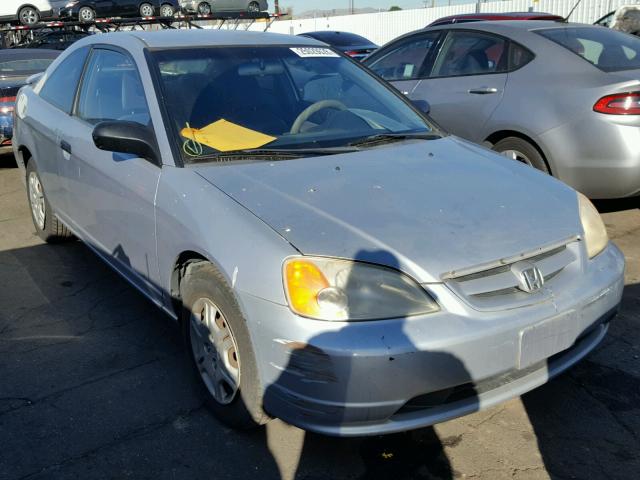 1HGEM215X1L076164 - 2001 HONDA CIVIC LX GRAY photo 1