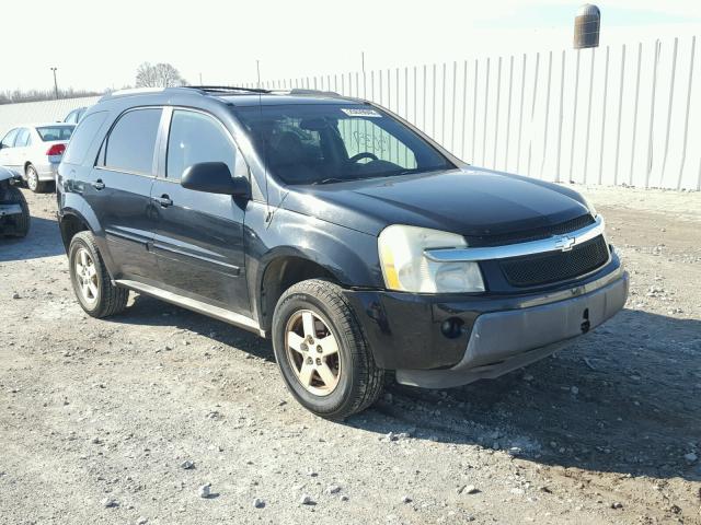 2CNDL63F056036907 - 2005 CHEVROLET EQUINOX LT BLACK photo 1