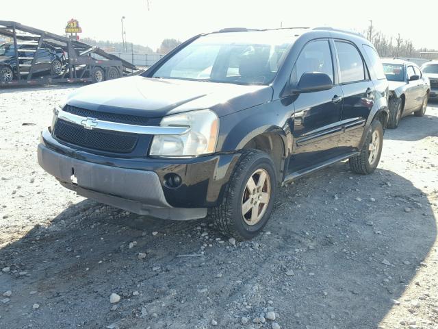 2CNDL63F056036907 - 2005 CHEVROLET EQUINOX LT BLACK photo 2