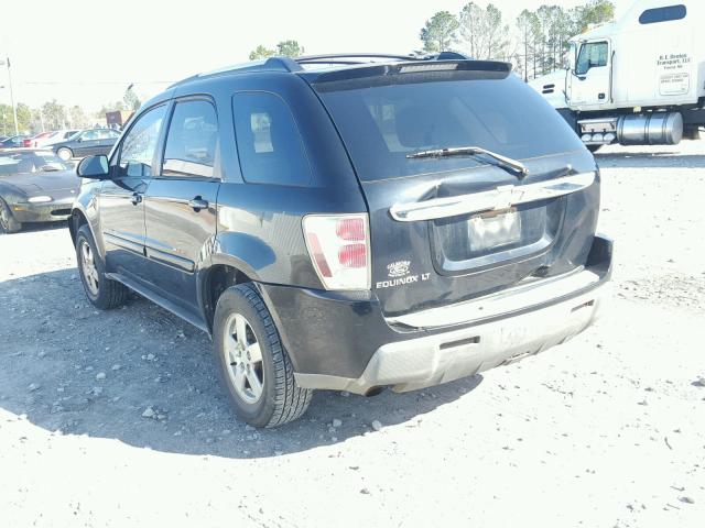 2CNDL63F056036907 - 2005 CHEVROLET EQUINOX LT BLACK photo 3