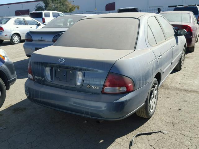 3N1CB51D21L462525 - 2001 NISSAN SENTRA XE GRAY photo 4