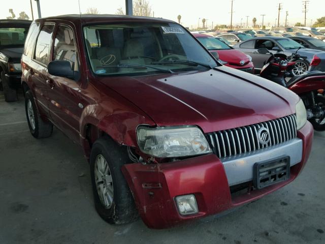 4M2YU56Z65DJ05730 - 2005 MERCURY MARINER RED photo 1