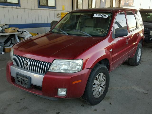 4M2YU56Z65DJ05730 - 2005 MERCURY MARINER RED photo 2