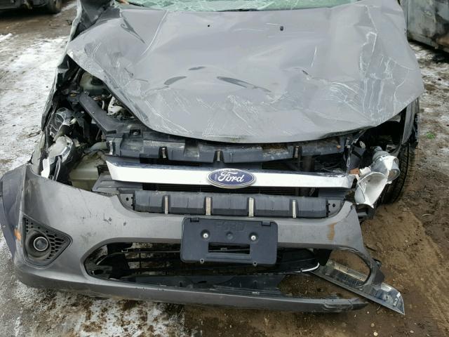 3FAHP0HA5AR390449 - 2010 FORD FUSION SE GRAY photo 7