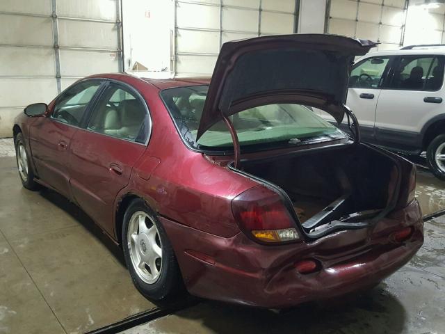 1G3GS64C014180705 - 2001 OLDSMOBILE AURORA 4.0 RED photo 3