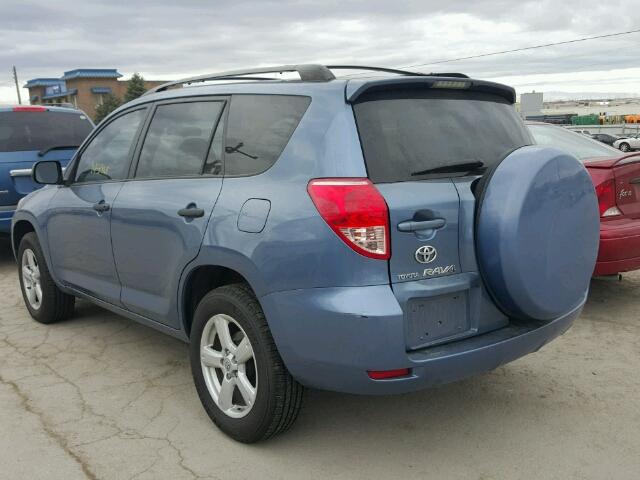 JTMBD33V265025399 - 2006 TOYOTA RAV4 BLUE photo 3