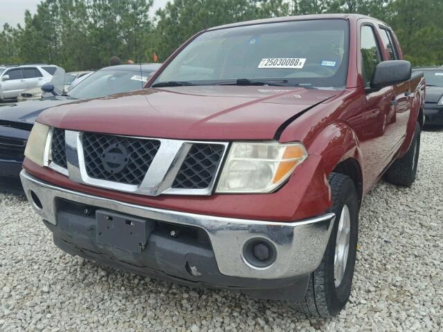 1N6AD07U88C412322 - 2008 NISSAN FRONTIER C BURGUNDY photo 2