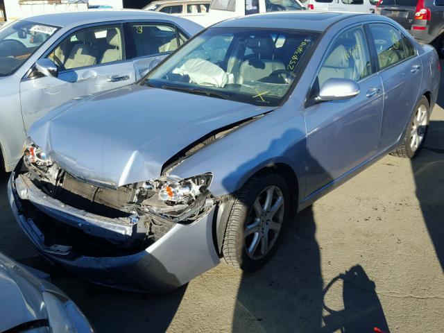 JH4CL96944C004764 - 2004 ACURA TSX BLUE photo 2