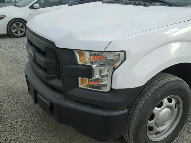 1FTEX1CF0GKD99577 - 2016 FORD F150 SUPER WHITE photo 9