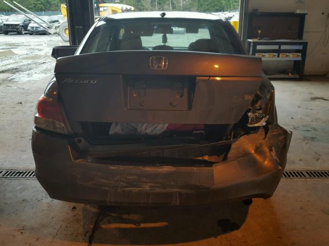 1HGCP26888A008825 - 2008 HONDA ACCORD EXL GRAY photo 9