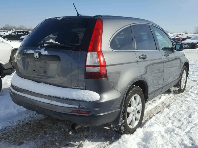 5J6RE3H42BL005679 - 2011 HONDA CR-V SE GRAY photo 4