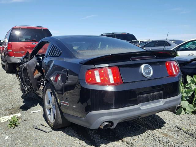 1ZVBP8CF2B5140248 - 2011 FORD MUSTANG GT BLACK photo 3