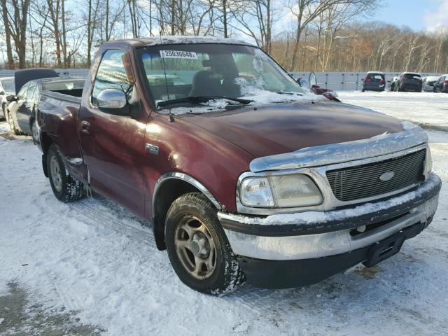 2FTDF0725VCA32689 - 1997 FORD F150 MAROON photo 1