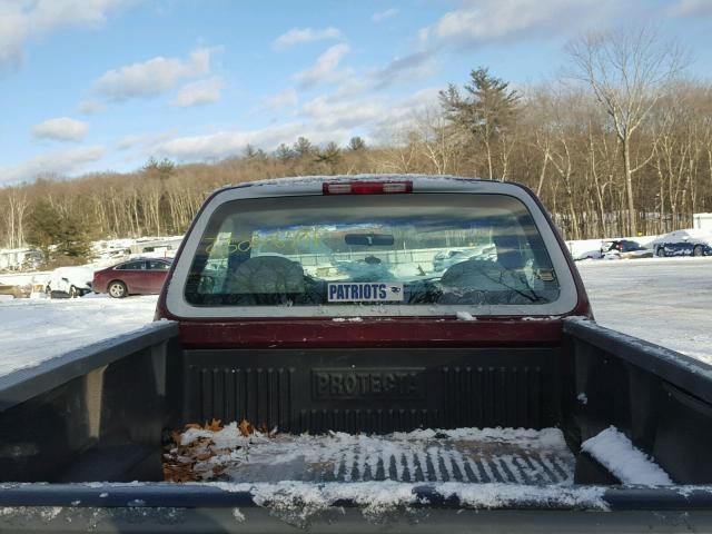 2FTDF0725VCA32689 - 1997 FORD F150 MAROON photo 6