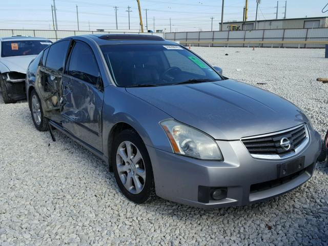 1N4BA41E18C808087 - 2008 NISSAN MAXIMA SE GRAY photo 1