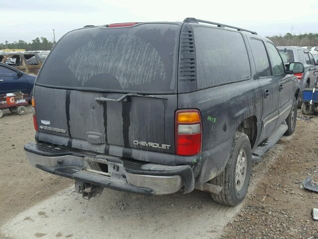 1GNEC16Z55J184109 - 2005 CHEVROLET SUBURBAN C BLACK photo 4