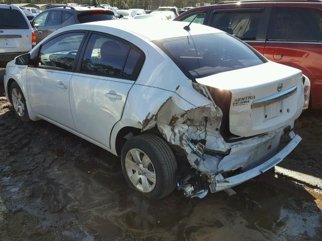 3N1AB6AP9AL628188 - 2010 NISSAN SENTRA 2.0 WHITE photo 3