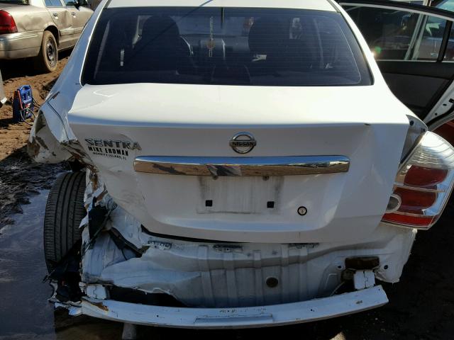 3N1AB6AP9AL628188 - 2010 NISSAN SENTRA 2.0 WHITE photo 9