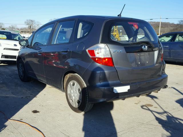 JHMGE8H39DC008551 - 2013 HONDA FIT GRAY photo 3