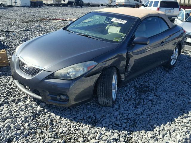 4T1FA38P18U161080 - 2008 TOYOTA CAMRY SOLA SILVER photo 2