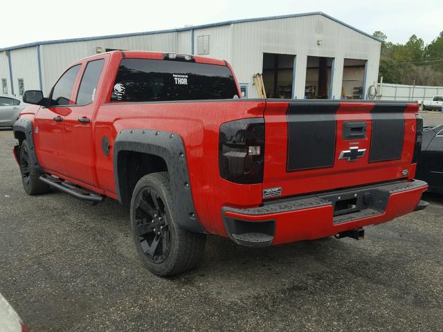 1GCRCREC3EZ385644 - 2014 CHEVROLET SILVERADO RED photo 3