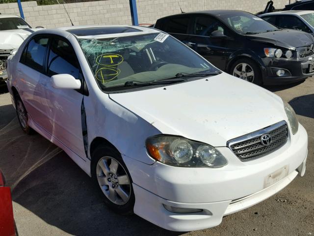 1NXBR32E05Z493523 - 2005 TOYOTA COROLLA CE WHITE photo 1