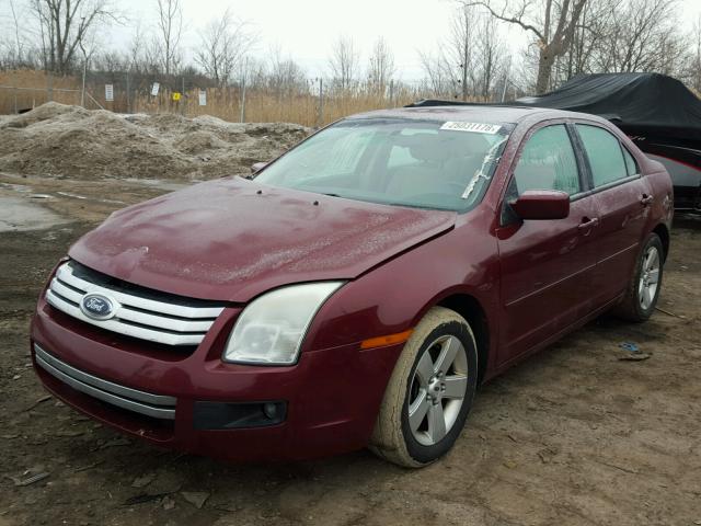 3FAFP07146R248710 - 2006 FORD FUSION SE RED photo 2