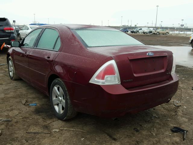 3FAFP07146R248710 - 2006 FORD FUSION SE RED photo 3