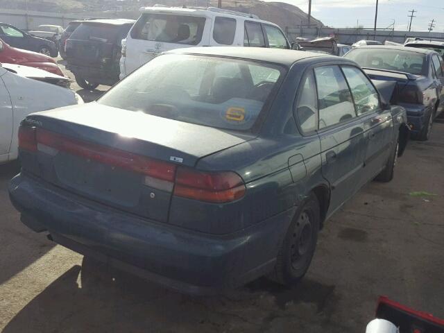 4S3BD6355S9211524 - 1995 SUBARU LEGACY L GREEN photo 4