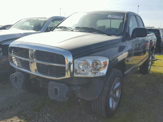 1D7HA18208J239703 - 2008 DODGE RAM 1500 S BLACK photo 2