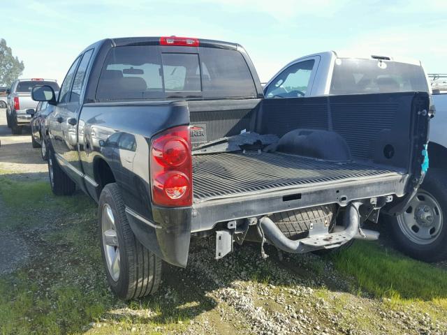 1D7HA18208J239703 - 2008 DODGE RAM 1500 S BLACK photo 3