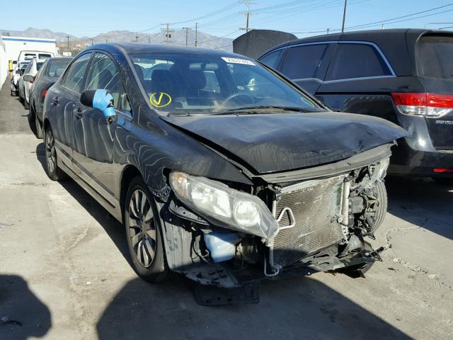 2HGFA168X9H532392 - 2009 HONDA CIVIC EX შავი ფოტო 1